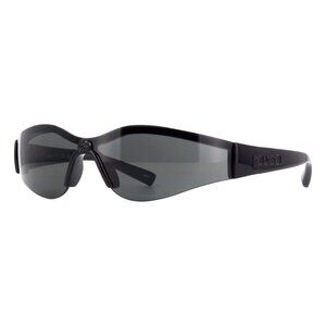 New GUCCI Black Wraparound GG1651S 001 Sunglasses Women